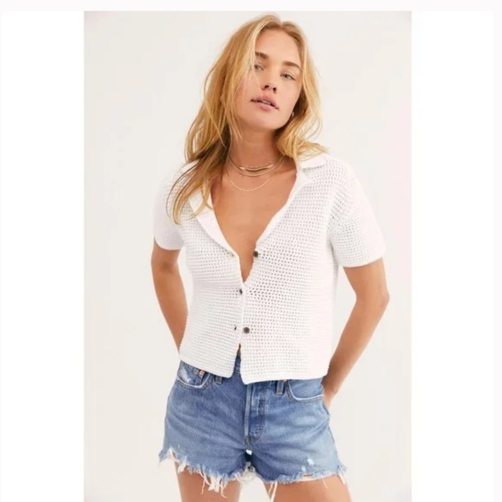 Free People Summer Breeze Button Up